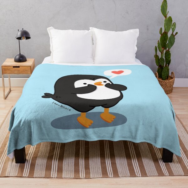 Item preview, Penguin making a sincere compliment from the heart designed and sold by julianamotzko.