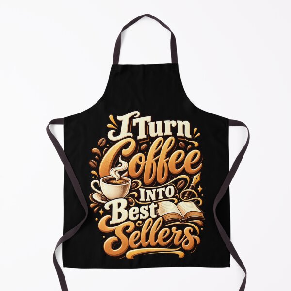 Aperçu de l'œuvre Écrivain, amateur de café, auteur, humour littéraire créée et vendue par Maljonic.