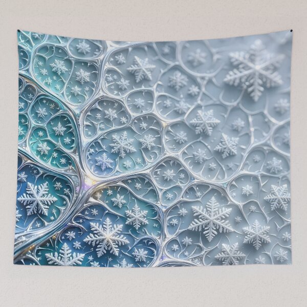 Item preview, Frosty Fractal Snowflakes designed and sold by Sybille-Yates.