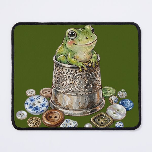Item preview, Rana Tierna en Dedal con Botones Vintage designed and sold by Merli7.