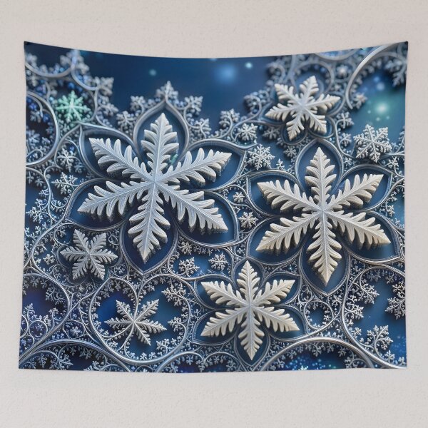 Item preview, Frosty Fractal Snowflakes designed and sold by Sybille-Yates.