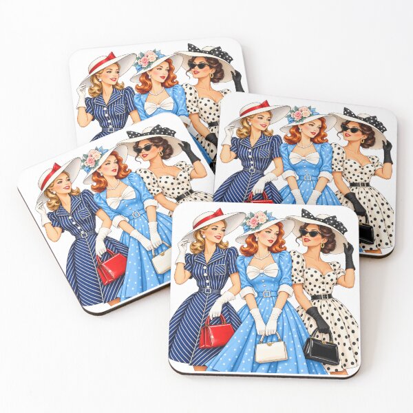 Item preview, Three vintage women from the 1950s designed and sold by Zeewind.