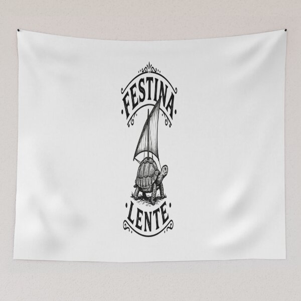 Item preview, festina lente designed and sold by CatLovers Studio.