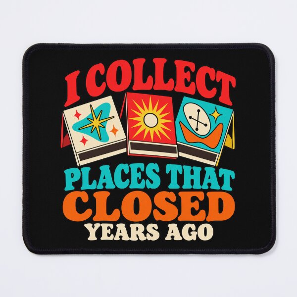 Item preview, I Collect Places That Closed Years Ago Vintage Matchbook Humor designed and sold by DreamLayerStudio.