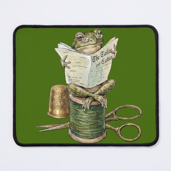 Item preview, Frog Reading Newspaper on Thread Spool designed and sold by Merli7.