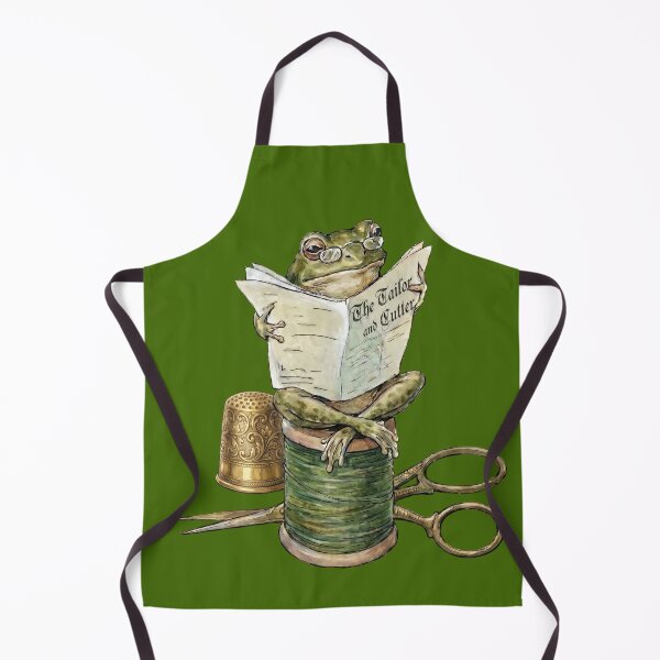 Item preview, Frog Reading Newspaper on Thread Spool designed and sold by Merli7.