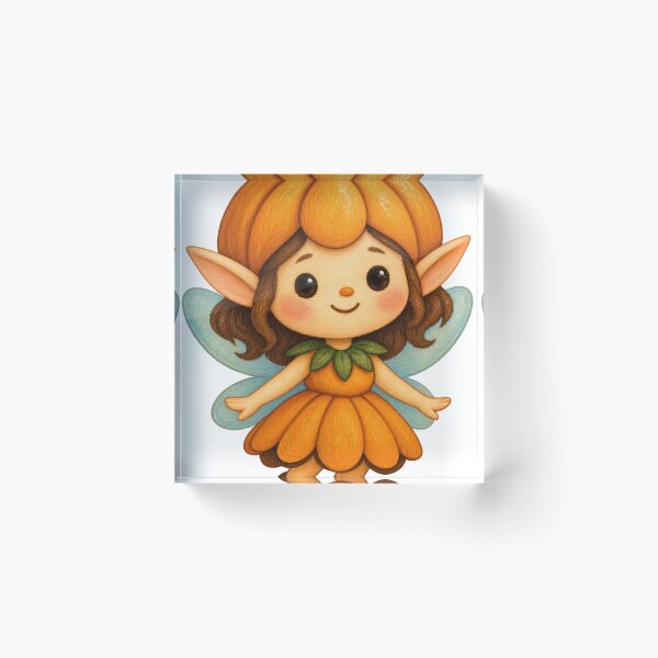 Item preview, Pumpkin Blossom | Enchanted Autumn Fairy designed and sold by Whatever Works.