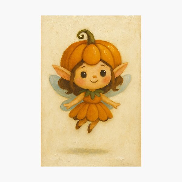 Item preview, Pumpkin Blossom | Enchanted Autumn Fairy designed and sold by Whatever Works.