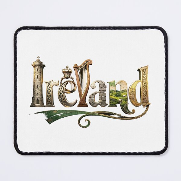 Item preview, Ireland – Celtic Heritage & Landmarks Art designed and sold by VladisWorld.