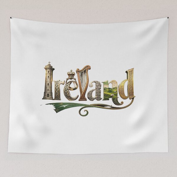 Item preview, Ireland – Celtic Heritage & Landmarks Art designed and sold by VladisWorld.