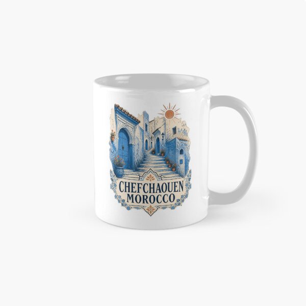 Item preview, Chefchaouen Morocco Blue City Travel Art designed and sold by VinZzep.