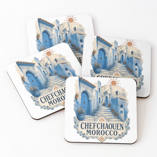 Artikelvorschau, Chefchaouen, Marokko, Blaue Stadt, Reisekunst entworfen und verkauft von VinZzep.
