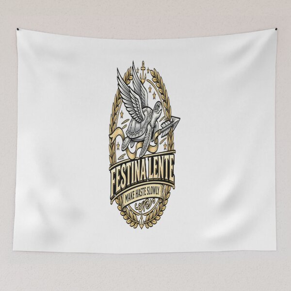 Item preview, festina lente designed and sold by CatLovers Studio.