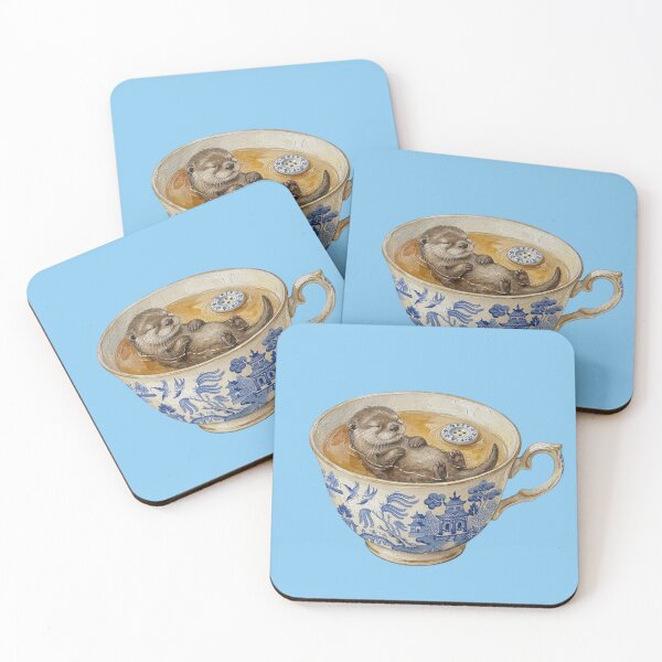 Item preview, Nutria Tierna Flotando en Taza Vintage designed and sold by Merli7.
