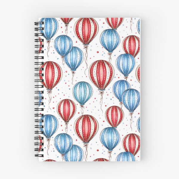 Item preview, Red White and Blue Balloon Patriotic Pattern designed and sold by Boddicca.