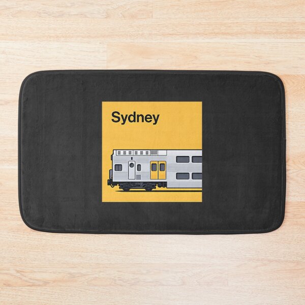 Item preview, Sydney K Set Yellow World Train Side View Australia Rail Transport Design designed and sold by NurseAxis.