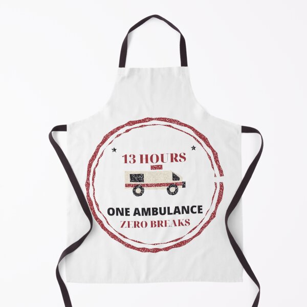 Aperçu de l'œuvre 13 Hours One Ambulance Zero Breaks EMT Badge créée et vendue par thestevebro.