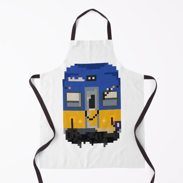 Artikelvorschau, Pixel-Art-Design: NSW V Set Intercity-Zug in Blau und Gelb entworfen und verkauft von NurseAxis.