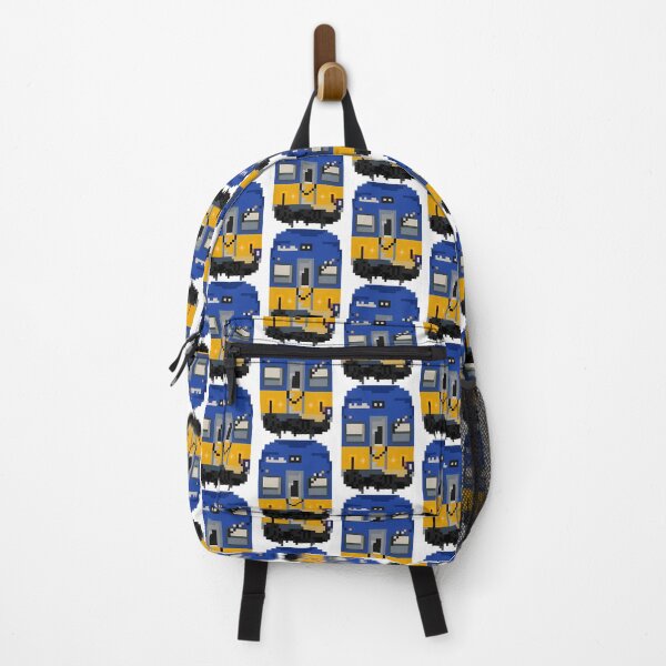 Item preview, Pixel Art NSW V Set Intercity Train in Blue and Yellow Design designed and sold by NurseAxis.
