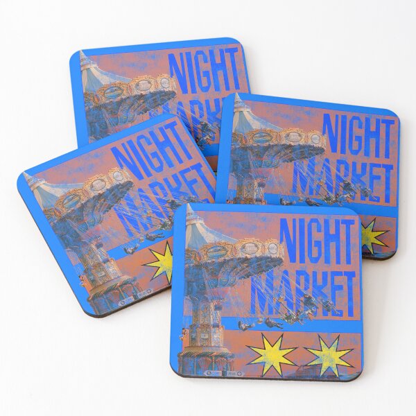 Item preview, Mercado nocturno, carnaval vintage, parque de atracciones, estética grunge designed and sold by AuthenticFasoll.