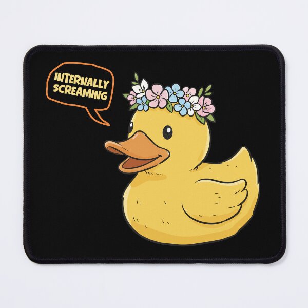 Item preview, Flower Crown Duck - Internally Screaming designed and sold by Nortanila.