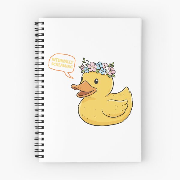 Item preview, Flower Crown Duck - Internally Screaming designed and sold by Nortanila.