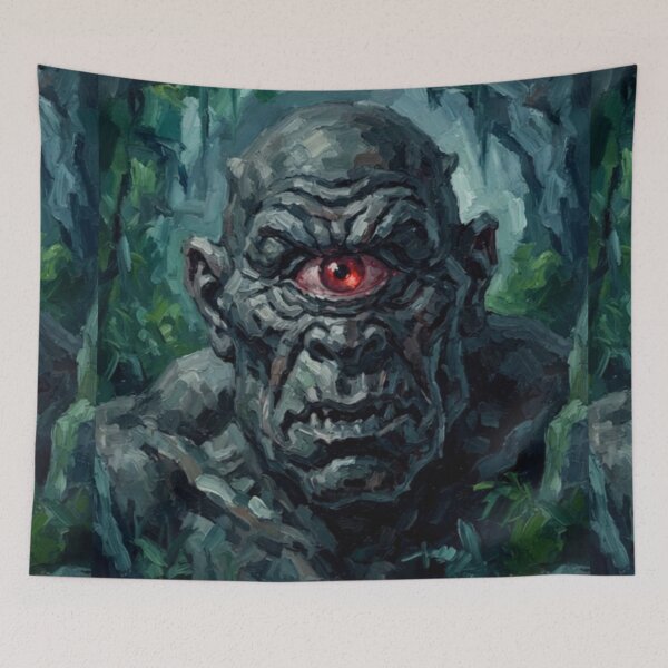 Artikelvorschau, Die Cyclops Sci-Fi Fantasy Fine Art Hommage entworfen und verkauft von Art's Diner.