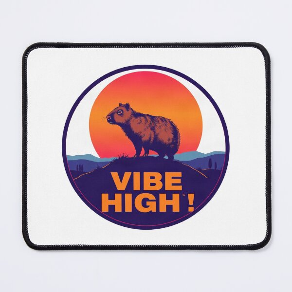 Item preview, Capybara Retro Sunset Voyager designed and sold by Arc2020.