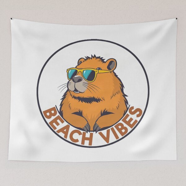 Item preview, Cool Capybara Tropical Party designed and sold by Arc2020.