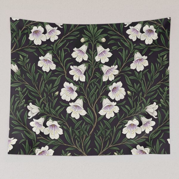Item preview, Midnight White Blossom Trailing Vine designed and sold by Studio BC.