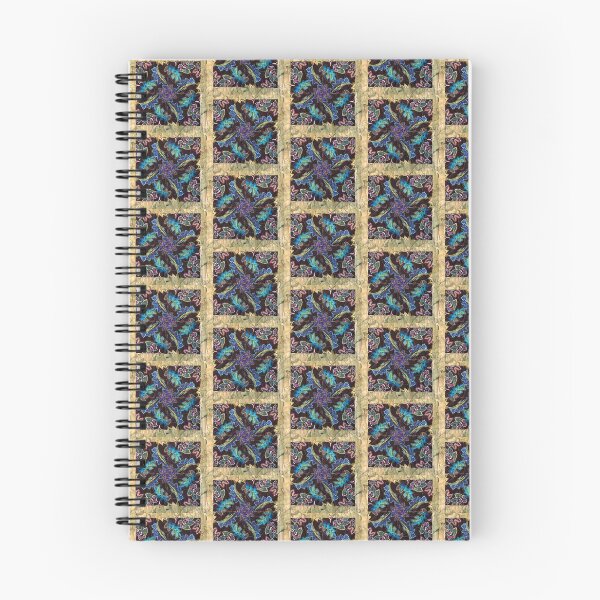 Item preview, Kaleidoscope 2:  Aqua and Indigo Leaves  designed and sold by sraab8.