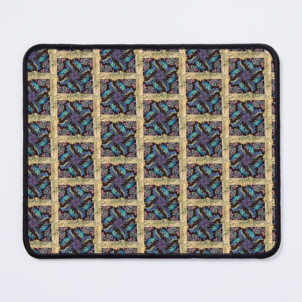 Item preview, Kaleidoscope 2:  Aqua and Indigo Leaves  designed and sold by sraab8.