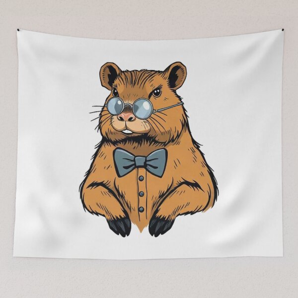 Item preview, Dapper Capybara Bow Tie designed and sold by Arc2020.