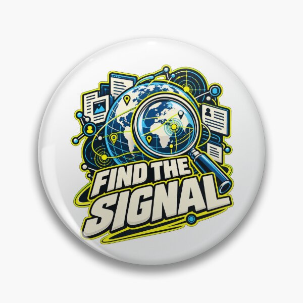 Item preview, Open Source Intelligence Find The Signal Vector Art designed and sold by IRON WINGS /USAF.