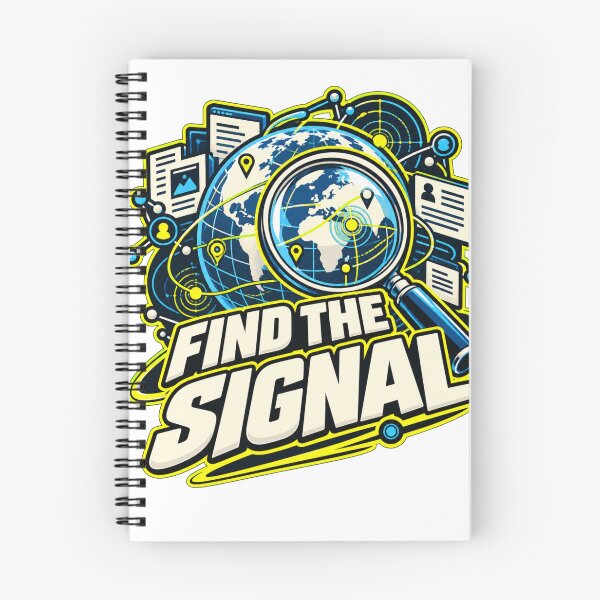 Artikelvorschau, Open Source Intelligence: Das Signal finden (Vektorgrafik) entworfen und verkauft von IRON WINGS /USAF.