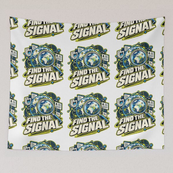 Item preview, Open Source Intelligence Find The Signal Vector Art designed and sold by IRON WINGS /USAF.