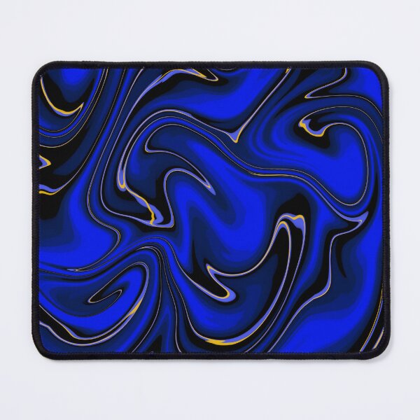 Item preview, Royal Blue Liquid Marble Psychedelic Pattern designed and sold by StuffFromNikolaosz.