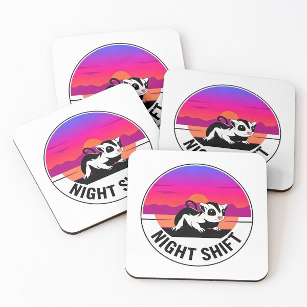 Item preview, Retro Sunset Sugar Glider Silhouette designed and sold by Arc2020.