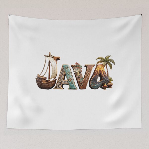 Item preview, Java – Patrimonio indonesio y arte tropical designed and sold by VladisWorld.