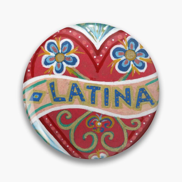 Artikelvorschau, Latina Heiliges Herz mit Blumen entworfen und verkauft von Fani*.
