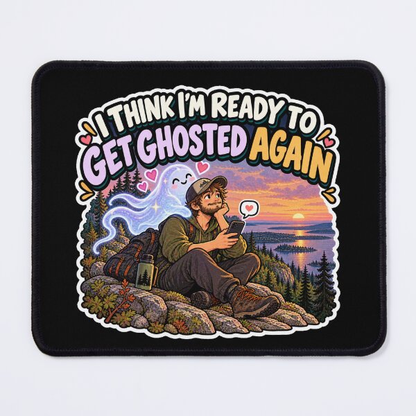 Item preview, I Think I’m Ready to Get Ghosted Again designed and sold by gorff.