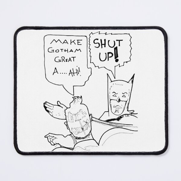 Item preview, SHUT UP! - Comic Satire Ink Sketch designed and sold by BarnBurns.