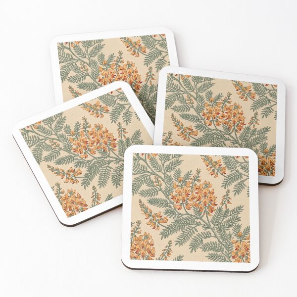 Item preview, Golden Orange Wattle & Acacia Branch designed and sold by Studio BC.