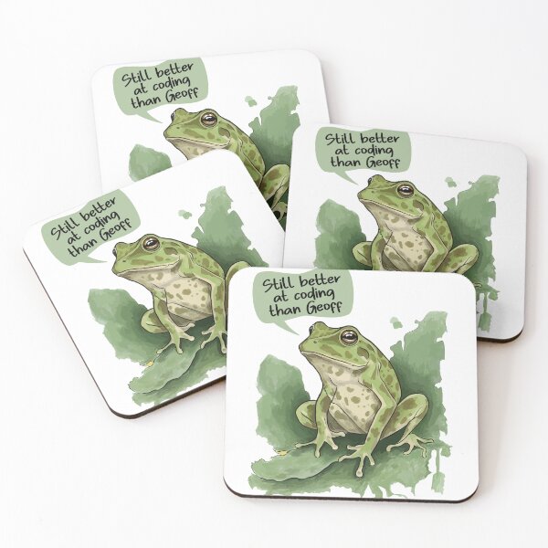 Artikelvorschau, Besser im Programmieren als Geoff Frog entworfen und verkauft von Nortanila.
