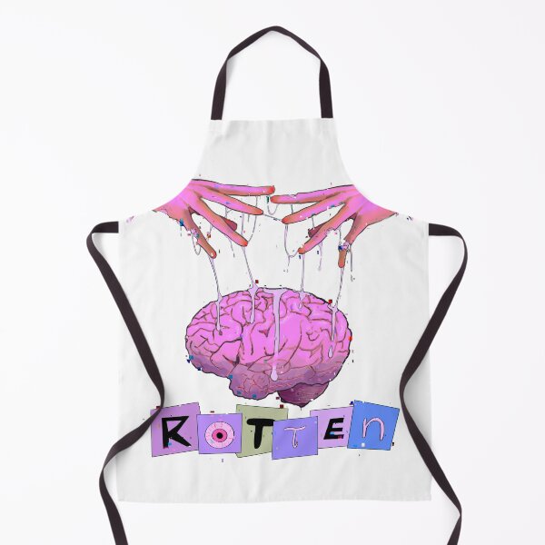 Item preview, Brain Rot Pink Brain Meme with Rotten Lettering designed and sold by Lorets-Designs.