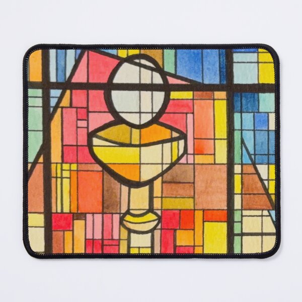 Item preview, Eucharist Stained Glass Window at Med Chapel designed and sold by NittanyCatholic.