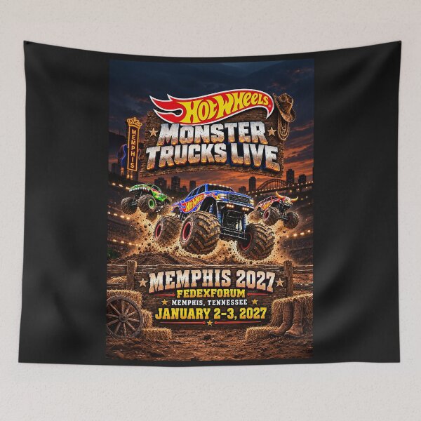 Item preview, Hot Wheels Memphis TN - Monster Trucks - Jan. 2-3, 2027 - FedEx Forum designed and sold by DBM Photo Art 1.