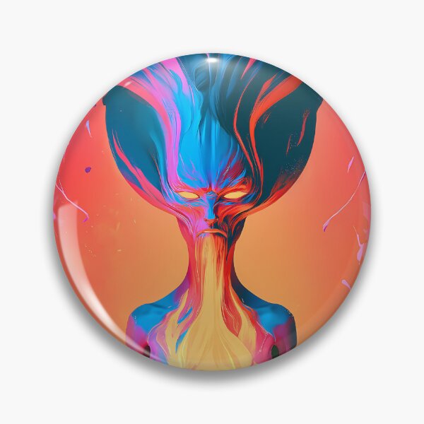 Item preview, Psychedelic Fire and Ice Cosmic Entity Art designed and sold by Lunat1kk.