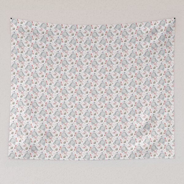 Item preview, Cozy Sweater Watercolor Seamless Pattern designed and sold by White Rabbit Design .