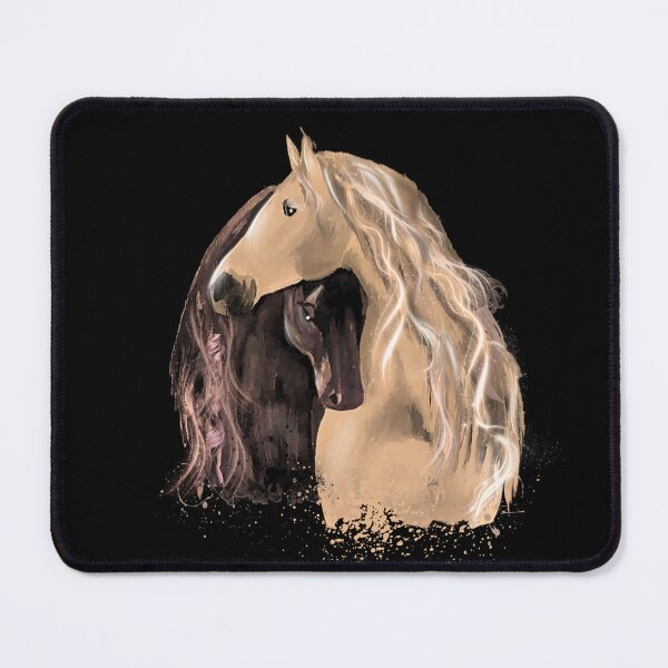 Item preview, Golden & Shadow Horses designed and sold by ArtistsAtticWI.